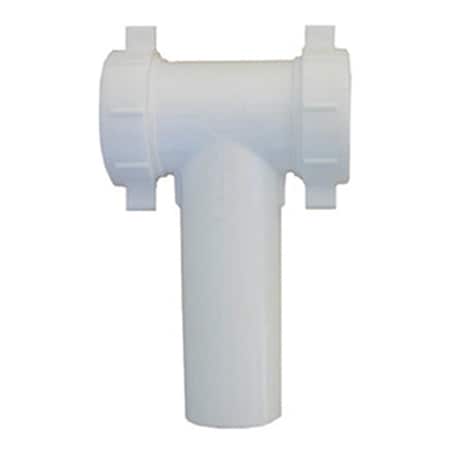 Larsen Supply Co 03-4291 1.5 x 1.5 in. White PVC Lavatory Kitchen Drain Tee 661304